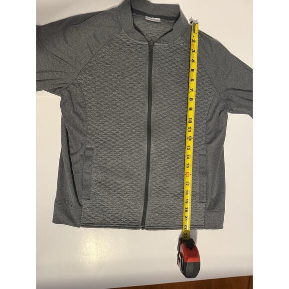 Columbia Women’s Full Zip Sweater Lightweight Gray Jacket - Size Medium - Picture 8 of 9